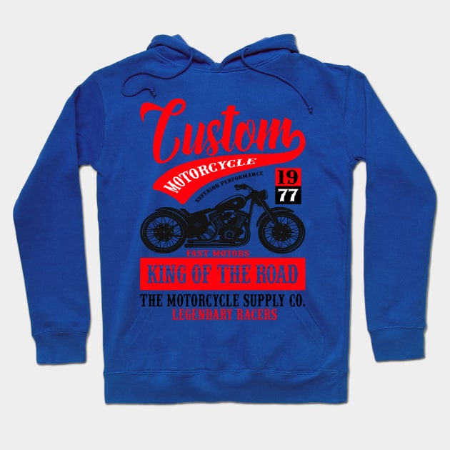 custom motorcycle Hoodie by enzo123